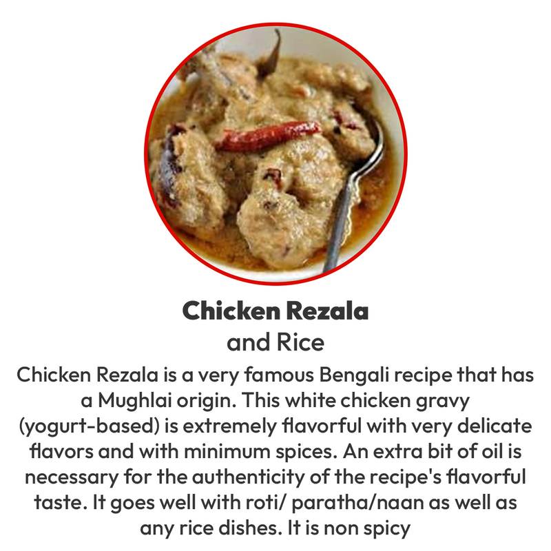 Authentic Homemade Bengali Meal Service in Los Angeles|7 MIX & MATCH MEAL PLAN
